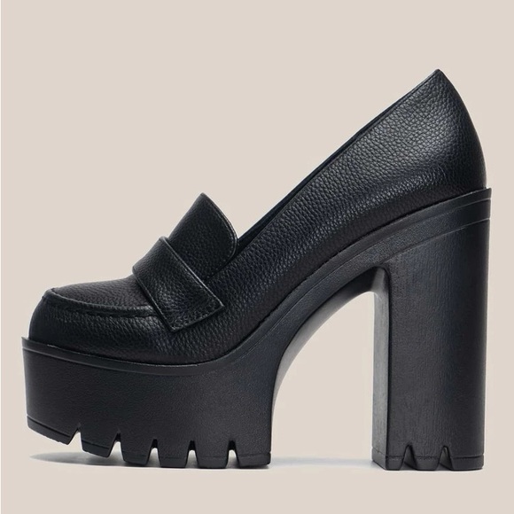 Platform loafer heels - Picture 4 of 5